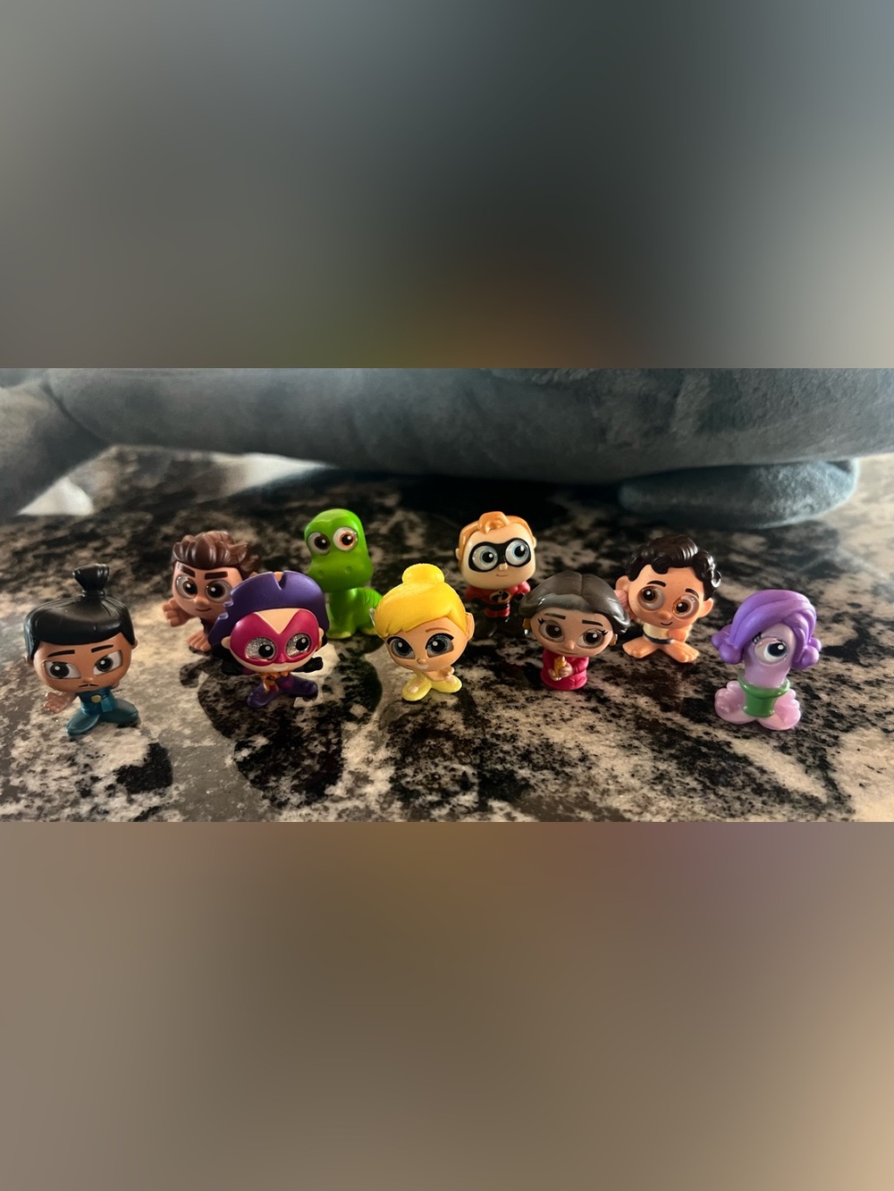 Disney Doorables Bundle, 9 collectable character figurines, as pictured
